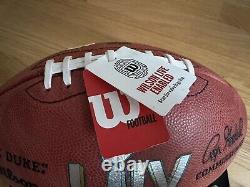 PATRICK MAHOMES signed Kansas City Chiefs WILSON Super Bowl 54 LIV football JSA