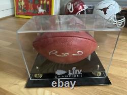 PATRICK MAHOMES signed Kansas City Chiefs WILSON Super Bowl 54 LIV football JSA