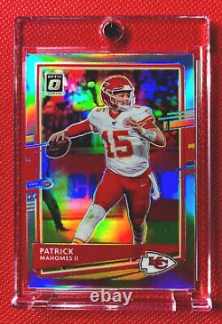 Panini Optic Prizm Silver Holo SP PATRICK MAHOMES Card #1 Chiefs Super Bowl MVP