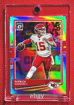 Panini Optic Prizm Silver Holo SP PATRICK MAHOMES Card #1 Chiefs Super Bowl MVP