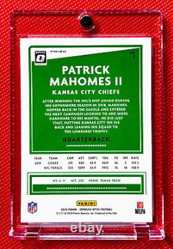 Panini Optic Prizm Silver Holo SP PATRICK MAHOMES Card #1 Chiefs Super Bowl MVP