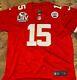 Patrick Mahomes #15 Kc Chiefs Red Super Bowl 54 Jersey Large