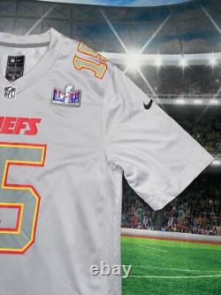 Patrick Mahomes #15 Kansas City Chiefs Nike Super Bowl LVIII Jersey Sz Large
