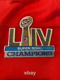 Patrick Mahomes #15 Kansas City Chiefs Red Super Bowl 54 Jersey Large