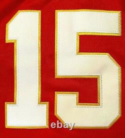 Patrick Mahomes #15 Kansas City Chiefs Red Super Bowl 54 Jersey Small