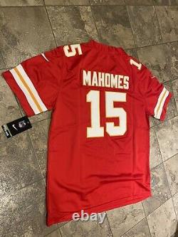 Patrick Mahomes #15 Kansas City Chiefs Super Bowl LIV Large Jersey 100 NFL Anny