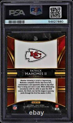 Patrick Mahomes 2019 Select #129 PSA 10 Gem Mint KC Chiefs PRICED TO SELL