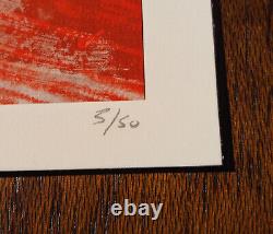 Patrick Mahomes 2021 Chiefs Robert Bruno Super Bowl Art Print Signed #3/50