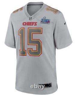 Patrick Mahomes 2023 Kansas City Chiefs Nike Super Bowl LVII Atmosphere Jersey