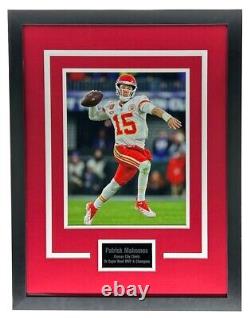 Patrick Mahomes (3x Super Bowl MVP & Champion) Chiefs Framed 11x17 Photo