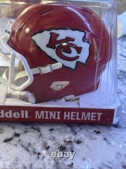 Patrick Mahomes Autographed Mini Helmet COA Chiefs, Super Bowl Winning QB