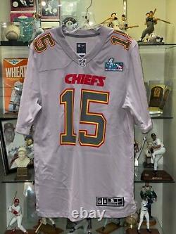 Patrick Mahomes Chiefs Mens Small Super Bowl LVll Game Nike Jersey NEW withtags