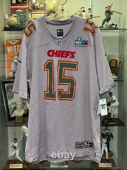 Patrick Mahomes Chiefs Mens XL Super Bowl LVll Game Nike Jersey NEW withtags