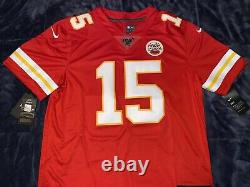 Patrick Mahomes Chiefs NFL 100th Season Super Bowl Authentic Limited Jersey L, XL
