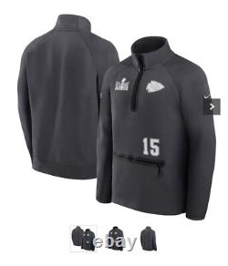 Patrick Mahomes Chiefs Nike Super Bowl LVIII Opening Night Pullover XL