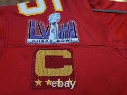 Patrick Mahomes Chiefs Red Nike Super Bowl 58 Jersey Mens Large