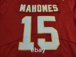 Patrick Mahomes Chiefs Red Nike Super Bowl 58 Jersey Mens Large