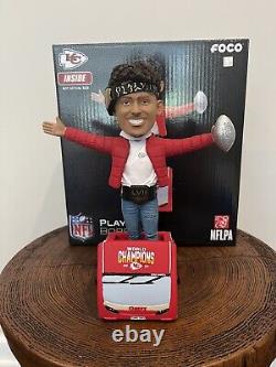 Patrick Mahomes Chiefs Super Bowl LVII Champions Parade Bus Bobblehead FOCO /157