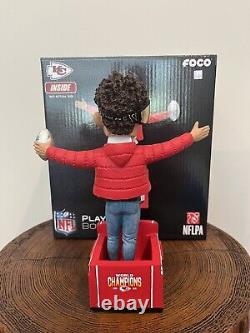 Patrick Mahomes Chiefs Super Bowl LVII Champions Parade Bus Bobblehead FOCO /157