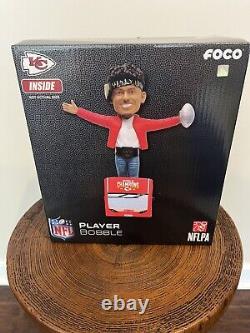 Patrick Mahomes Chiefs Super Bowl LVII Champions Parade Bus Bobblehead FOCO /157