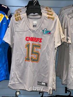 Patrick Mahomes Chiefs Womens Small Super Bowl LVll Game Nike Jersey NEW withtags
