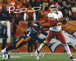 Patrick Mahomes Hand Signed 8 x 10 Photo Superbowl Kansas City Chiefs COA NFL