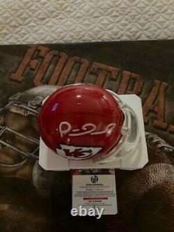 Patrick Mahomes Hand Signed Mini Helmet Super Bowl Kansas City Chiefs