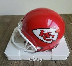 Patrick Mahomes Hand Signed Mini Helmet Superbowl Kansas City Chiefs COA NFL