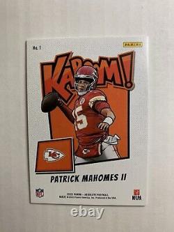Patrick Mahomes KABOOM? 2023 Absolute Football CASE HIT Super Bowl Champion