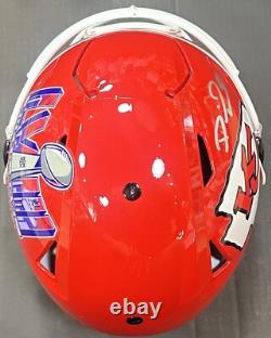 Patrick Mahomes KC Chiefs Signed Super Bowl Speed Flex Helmet MVP Auto Fanatics