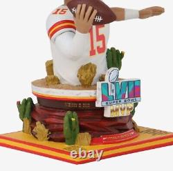 Patrick Mahomes KC Chiefs Super Bowl 57 MVP Bust Bighead Bobblehead FOCO NEW #48