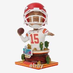 Patrick Mahomes KC Chiefs Super Bowl 57 MVP Bust Bighead Bobblehead FOCO NEW #48