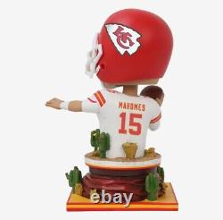 Patrick Mahomes KC Chiefs Super Bowl 57 MVP Bust Bighead Bobblehead FOCO NEW #48