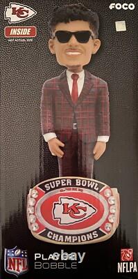 Patrick Mahomes KC Chiefs Super Bowl LVII Champions Ring Base Bobblehead #/144