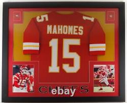 Patrick Mahomes Kansas City Chiefs 35x43 Framed Jersey / 2xSuper Bowl Champion