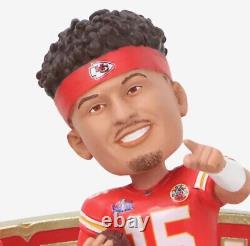 Patrick Mahomes Kansas City Chiefs 3x Super Bowl MVP Bobblehead FOCO NEW BOX NIB
