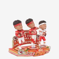 Patrick Mahomes Kansas City Chiefs 3x Super Bowl MVP Bobblehead FOCO NEW BOX NIB