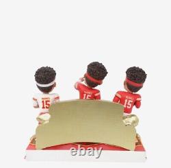 Patrick Mahomes Kansas City Chiefs 3x Super Bowl MVP Bobblehead FOCO NEW BOX NIB
