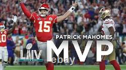 Patrick Mahomes Kansas City Chiefs Authentic Jersey and Super Bowl LIV Patch