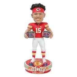 Patrick Mahomes Kansas City Chiefs Back To Back Super Bowl LVIII Bobblehead