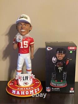 Patrick Mahomes Kansas City Chiefs Grim Reaper Bobblehead Foco New Orig Box