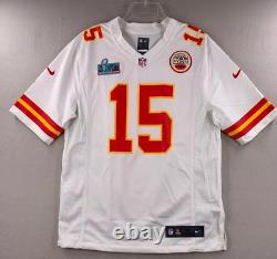 Patrick Mahomes Kansas City Chiefs Nike Away Super Bowl LVII Game Jersey Men NFL