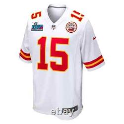 Patrick Mahomes Kansas City Chiefs Nike Away Super Bowl LVII Game Jersey Men NFL