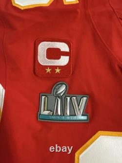 Patrick Mahomes Kansas City Chiefs Nike Elite Jersey Super Bowl 54 Men's Size 48
