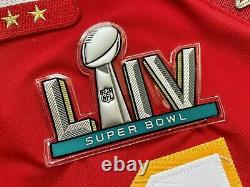 Patrick Mahomes Kansas City Chiefs Nike Elite Super Bowl LIV Jersey & Patches