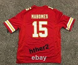 Patrick Mahomes Kansas City Chiefs Nike Super Bowl LIV Jersey 54 S 3XL