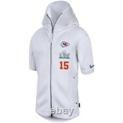 Patrick Mahomes Kansas City Chiefs Nike Super Bowl LIV Media Night Hoodie Men XL