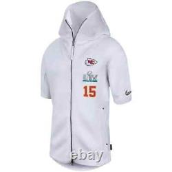 Patrick Mahomes Kansas City Chiefs Nike Super Bowl LIV Media Night Hoodie NFL 15