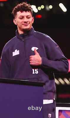 Patrick Mahomes Kansas City Chiefs Nike Super Bowl LVIII Opening Night Jacket 15