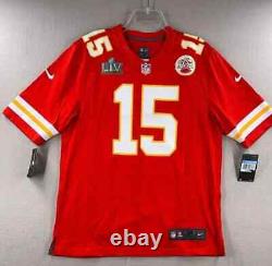 Patrick Mahomes Kansas City Chiefs Nike Super Bowl LV Game Jersey Men's NFL New